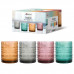 BUBBLE SET 4 BICCHIERI VETRO 360ML (6pz)